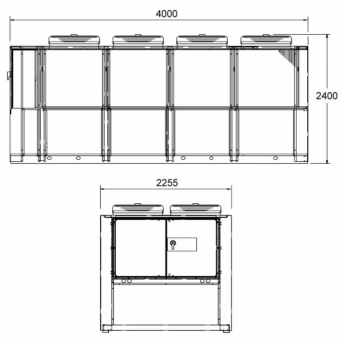 ICE 460 A, chladiaci výkon 457,9 kW